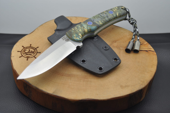 Kydex Kılıf Stabilize Kabza Av Bıçağı - 1