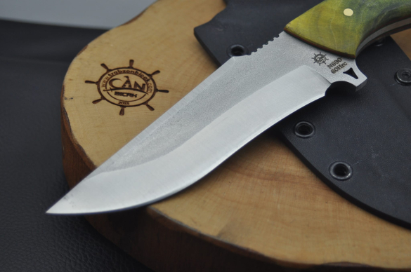Kydex Kılıf Stabilize Kabza Kamp Bıçağı - 1