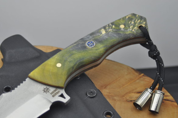 Kydex Kılıf Stabilize Kabza Kamp Bıçağı - 2