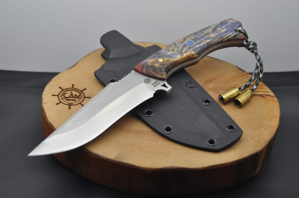 Kydex Kılıf Stabilize Kabza Kamp Bıçağı - 3