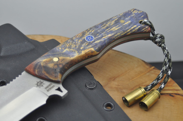 Kydex Kılıf Stabilize Kabza Kamp Bıçağı - 5