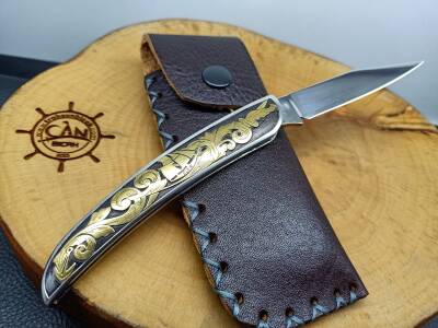 14K Altın İşleme Sürmene Çakısı - 2