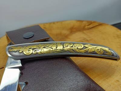 14K Altın İşleme Sürmene Çakısı - 3