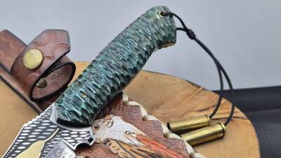 Aslan-Börk Gravür İşleme Av Bıçağı - 6