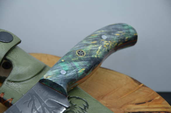 Aslan Figür İşleme Av Bıçağı - 5