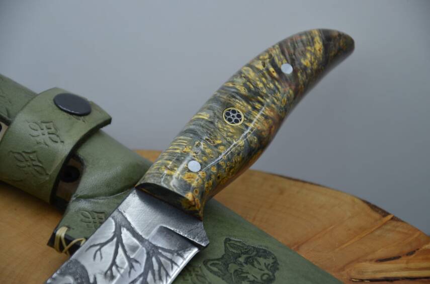 Aslan Figür İşleme Av Bıçağı - 3