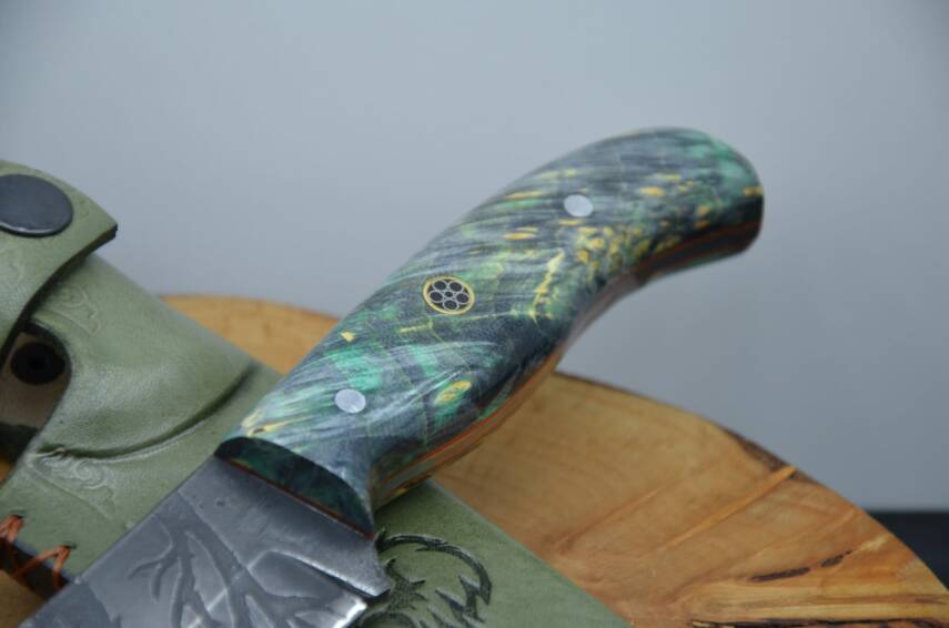 Aslan Figür İşleme Av Bıçağı - 6