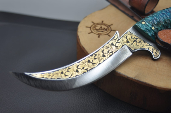 Balık Gravür İşleme Av Bıçağı - 5