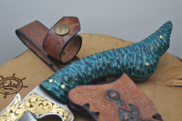 Balık Gravür İşleme Av Bıçağı - 6