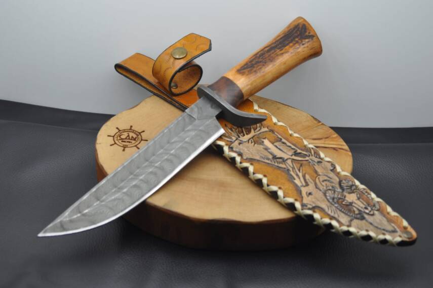 Damascus Çelik Av Bıçağı - 1