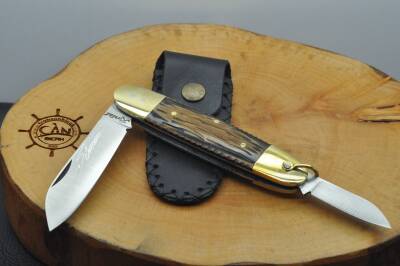 Dramel İşleme Verzalit Kabza Elmalı Çakı - 2