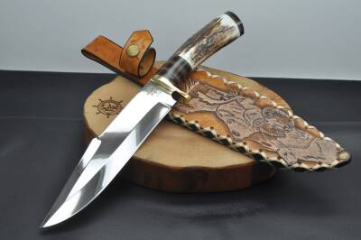 Geyik Boynuzu Kabza Av Bıçağı