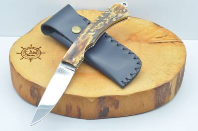 Geyik Boynuzu Sap Kilitli Çakı