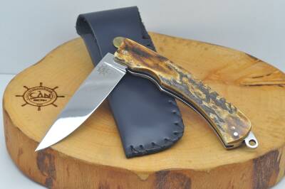 Geyik Boynuzu Sap Kilitli Çakı - 2