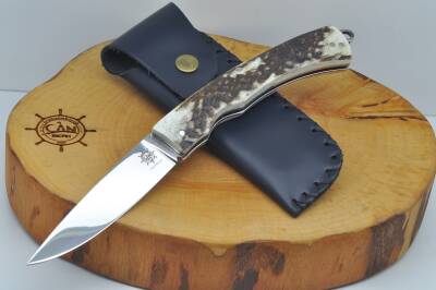 Geyik Boynuzu Sap Kilitli Çakı - 3