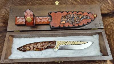  Gravür İşleme Av Bıçağı - 5