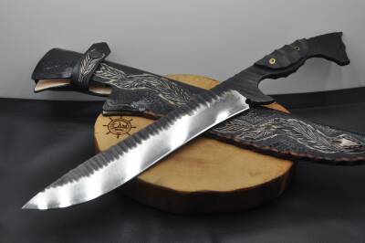 Kamyon Makas Çeliği Kamp Bıçağı