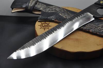 Kamyon Makas Çeliği Kamp Bıçağı - 2