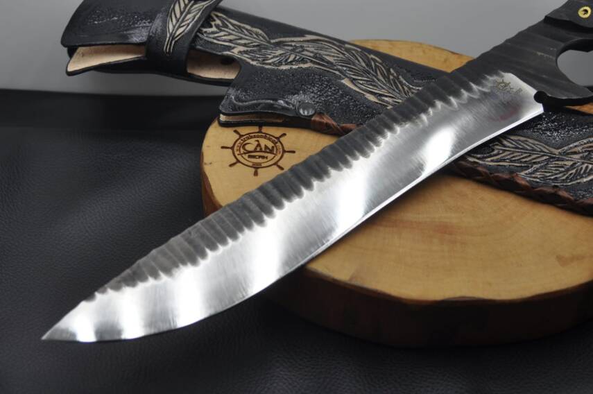 Kamyon Makas Çeliği Kamp Bıçağı - 2