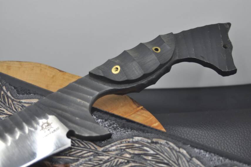 Kamyon Makas Çeliği Kamp Bıçağı - 3