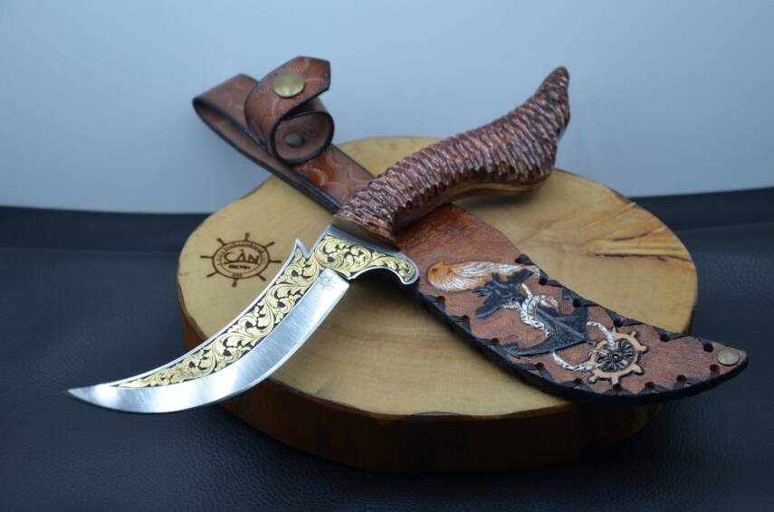 Kartal Gravür İşleme Av Bıçağı - 4