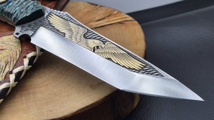 Kartal Gravür İşleme Av Bıçağı - 2