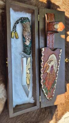 Kartal Gravür İşleme Av Bıçağı - 7