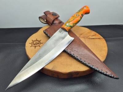 N690 Böhler Çelik Şef Bıçağı - 4