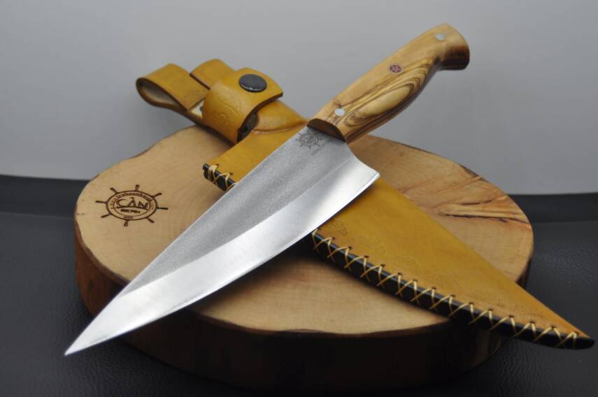 N690 Böhler Çelik Şef Bıçağı - 5