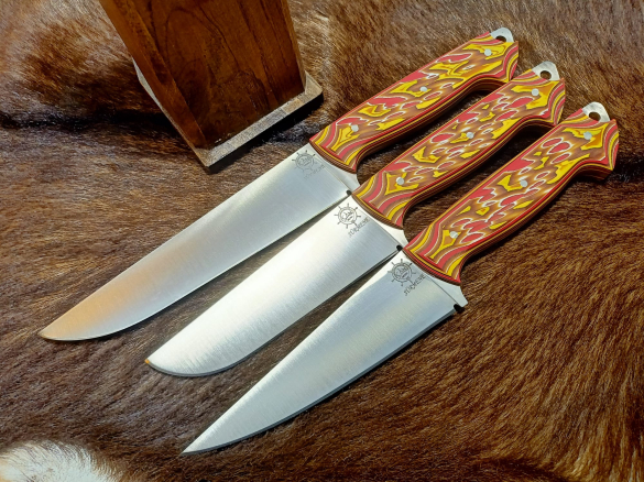 Sürmene El Yapımı İşleme Verzalit Kabza Kasap Seti - 4