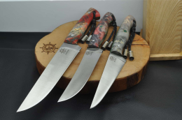 Stabilize Akçaağaç Kabza N690 Böhler Çelik Kasap Seti