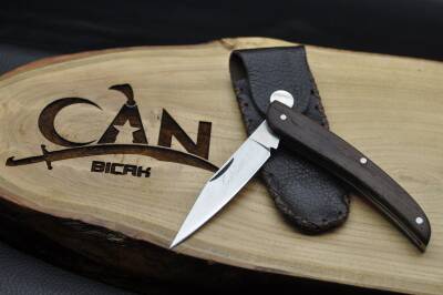 Sürmene El yapımı Gül ve Venge Ağacı Kabza Çakı