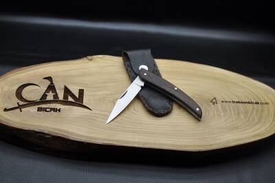 Sürmene El yapımı Gül ve Venge Ağacı Kabza Çakı - 3