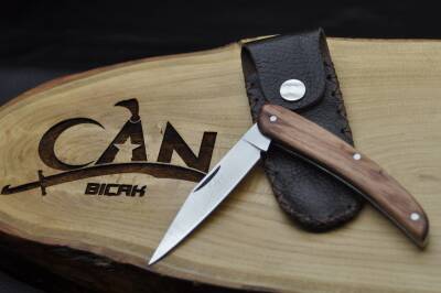 Sürmene El yapımı Gül ve Venge Ağacı Kabza Çakı - 9