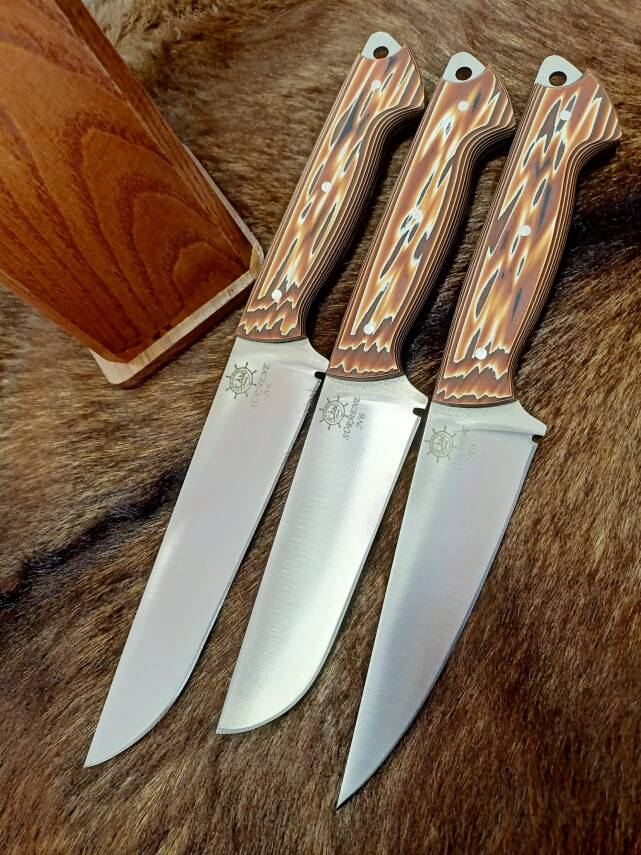 Sürmene El Yapımı İşleme Verzalit Kabza Kasap Seti - 1