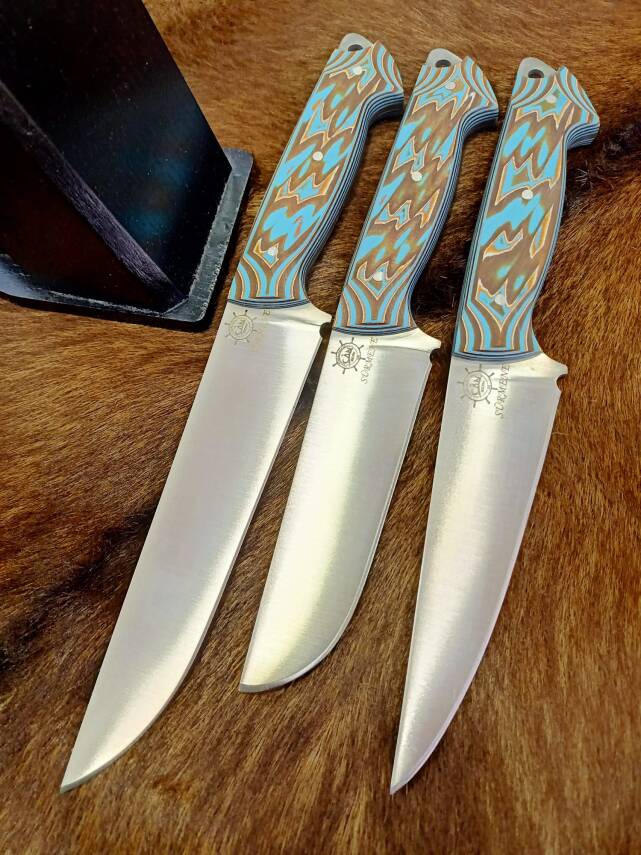 Sürmene El Yapımı İşleme Verzalit Kabza Kasap Seti - 2