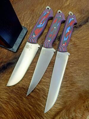 Sürmene El Yapımı İşleme Verzalit Kabza Kasap Seti - 3