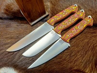 Sürmene El Yapımı İşleme Verzalit Kabza Kasap Seti - 5